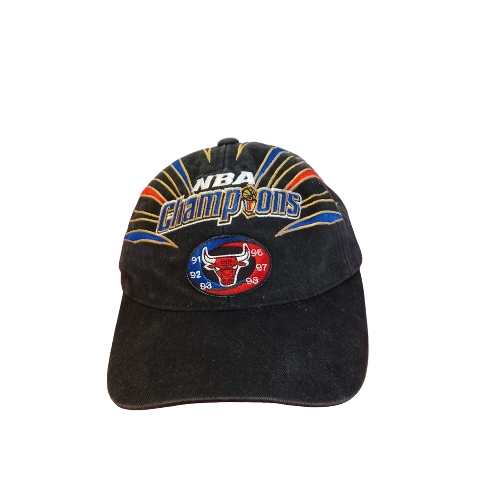 Starter The Right Hat Black Chicago Bulls NBA 1998 Championship Men's Cap Hat